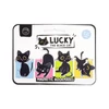 Kép 2/7 - lucky-a-fekete-macska-magneses-konyvjelzo-szett-4-db