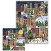 Kép 3/7 - Ragyogó város - karácsonyi puzzle 1000