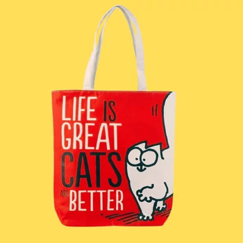 Simon's Cat macskás táska
