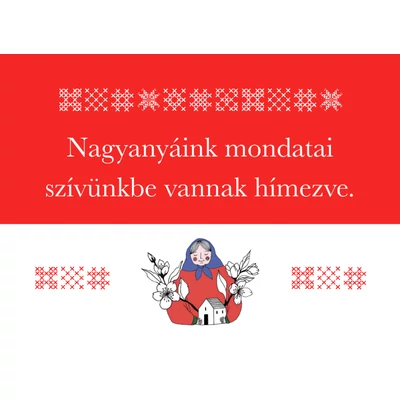 Nagymamám magyaráz idézet képeslap