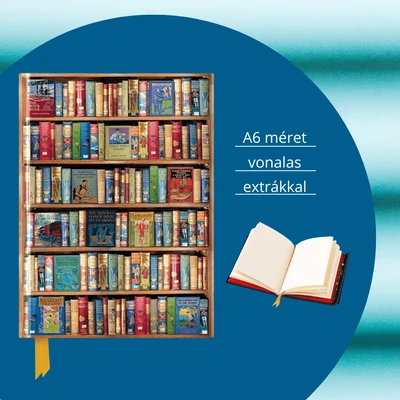 Bodleian Library A6 Könyves notesz