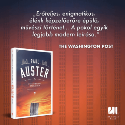 A végső dolgok országában - Paul Auster