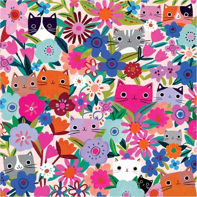 macskak_es_viragok-puzzle-500