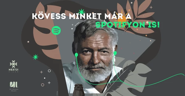 Elindult a 21. Század Kiadó könyves Spotify-csatornája!