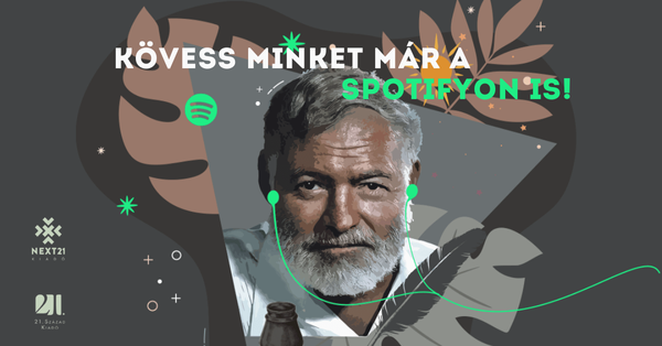Elindult a 21. Század Kiadó könyves Spotify-csatornája!