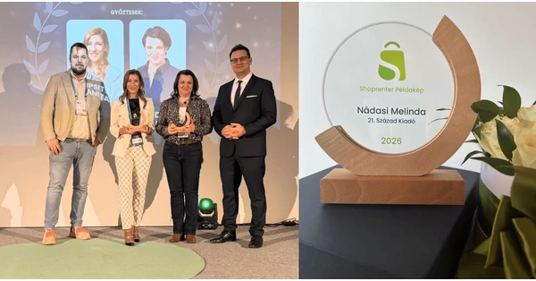 Shoprenter Példakép-díjat nyert Nádasi Melinda
