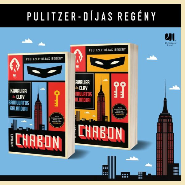 Michael Chabon csomag - 3 regény, 4 kötet és 1 Pulitzer-díj