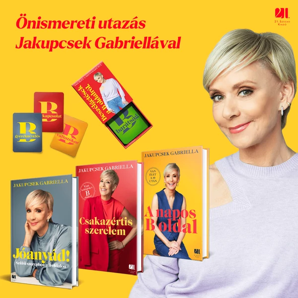 Beszélgetések a B oldalról - Van élet a negyvenen túl - kártya - Jakupcsek Gabriella